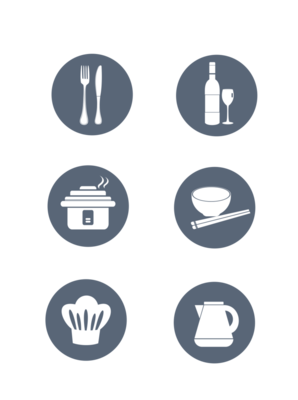 免费下载 餐饮图标CDR高清模板，编号13765955，3072像素